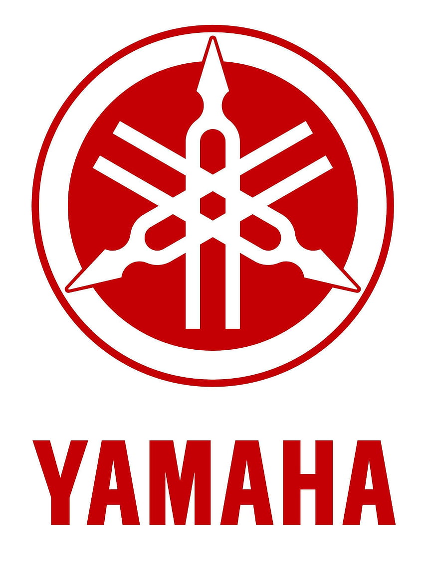 Przezroczyste logo Yamaha Motor, logo Yamaha Tapeta na telefon HD