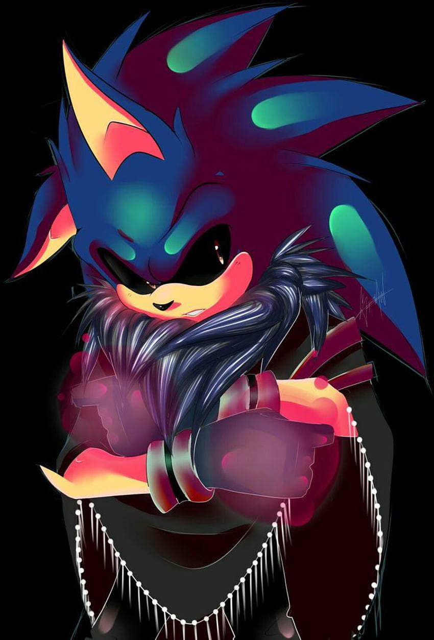 Sonic.exe and tails doll  Tails doll, Sonic, Creepy art