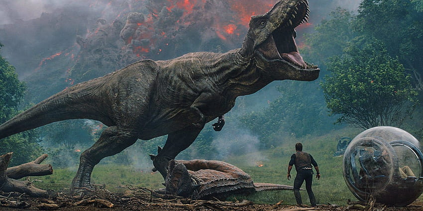 Jurassic World: Fallen Kingdom, jurassic park screensaver HD wallpaper
