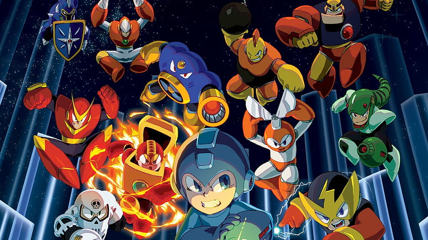 Mega Man 7 and Background HD wallpaper | Pxfuel