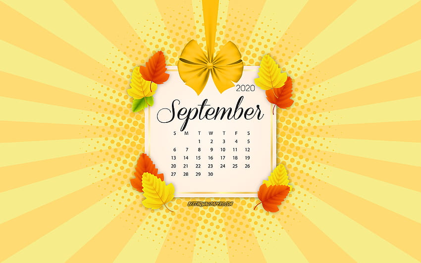 WALLPAPER SEPTEMBER 2020 – Canary Yellow