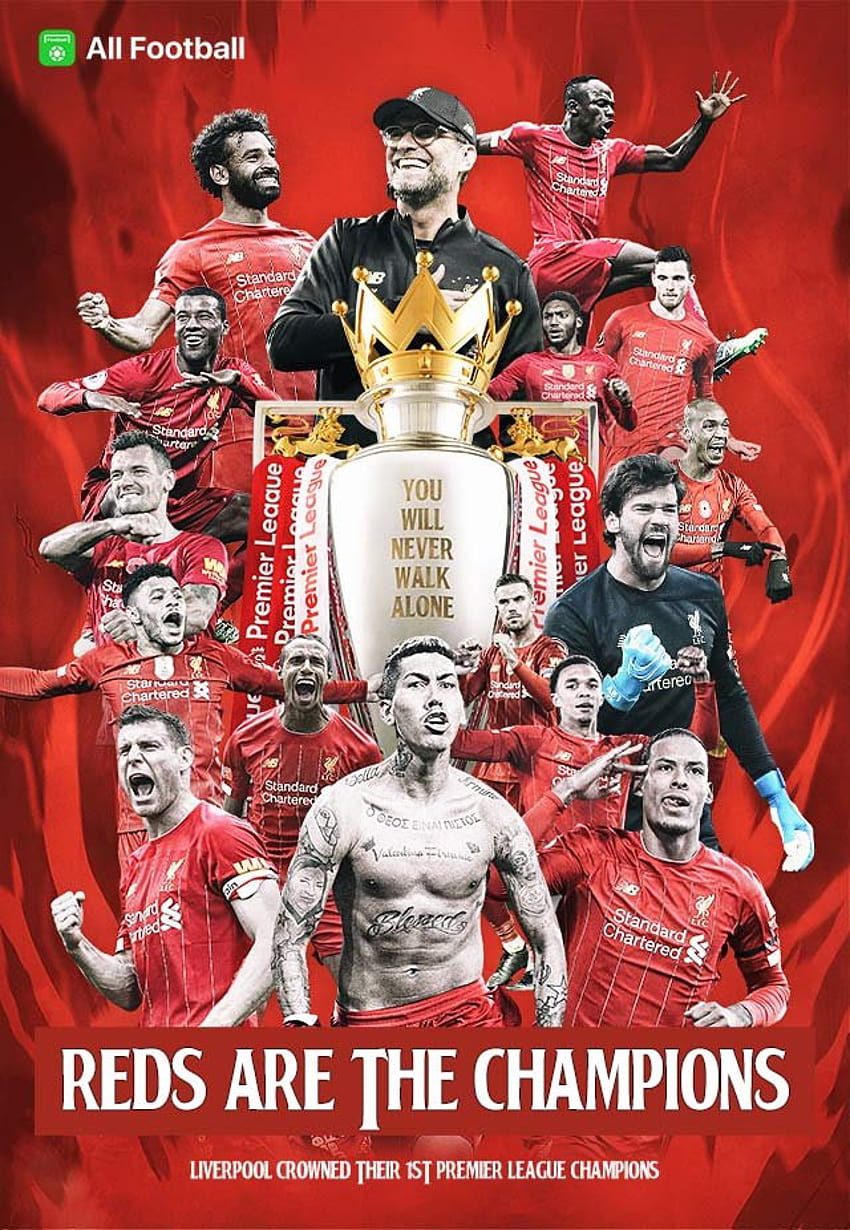 Liverpool Premier League-Meister 2020 HD-Handy-Hintergrundbild