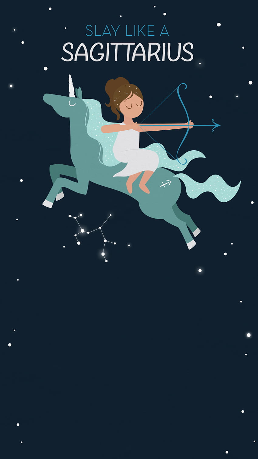 Slay like a Sagittarius! Celebrate the Sagittarius in your life with this animated invitati…, birtay horoscope HD phone wallpaper