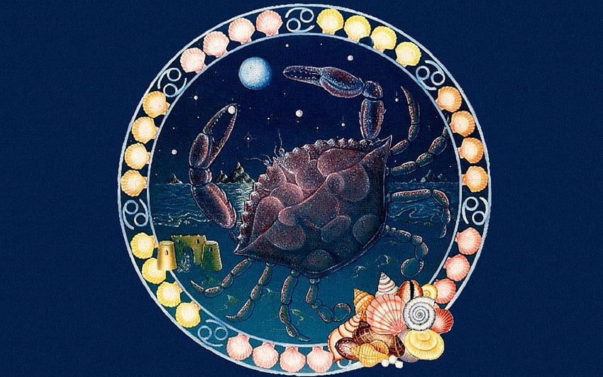 for cancer zodiac by Ivory Little, zodiak cancer HD wallpaper