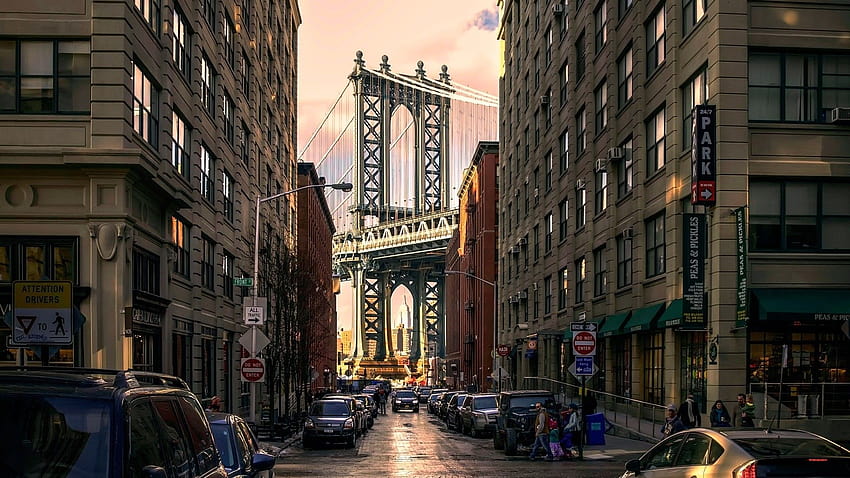 2 New York Street, new york streets HD wallpaper