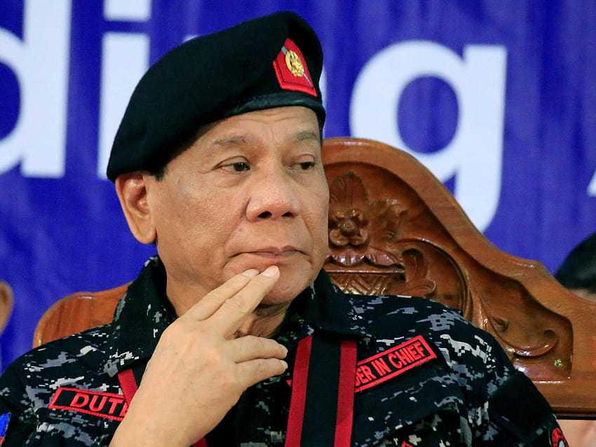 Rodrigo Duterte: Der philippinische Präsident sagt dem Gericht, er würde es lieber tun HD-Hintergrundbild