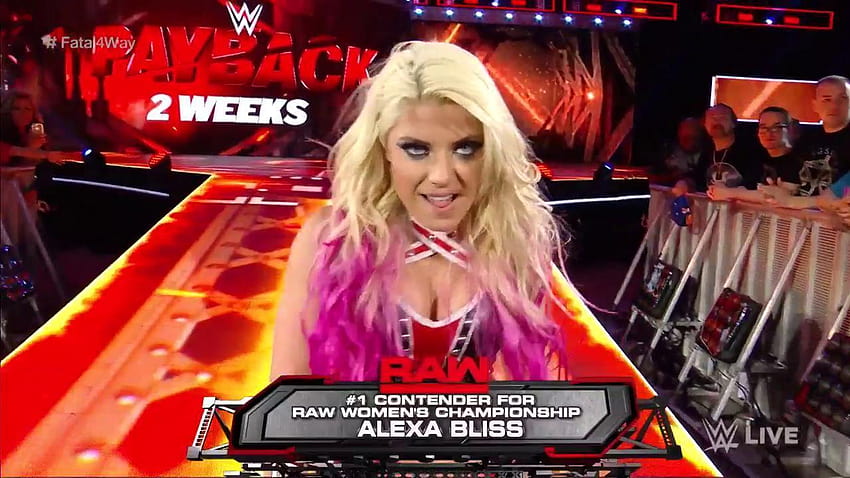 Alexa Bliss Becomes No. 1 Contender For Raw Women's Title HD wallpaper