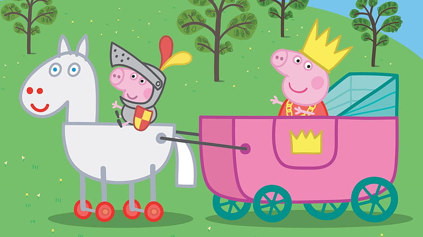 King Peppa Pig, ästhetisches Peppa Pig HD-Hintergrundbild