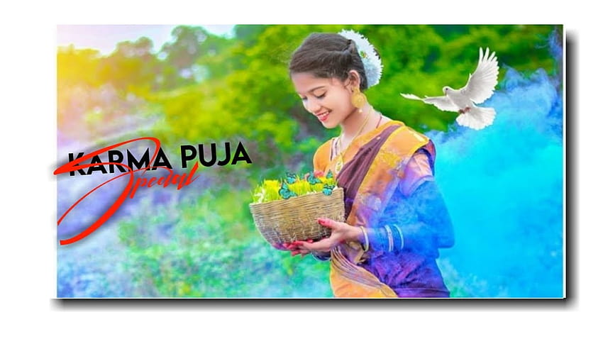 Karma Puja especial// Vídeo de estado de KHORTHA //nikki mahato fondo de pantalla