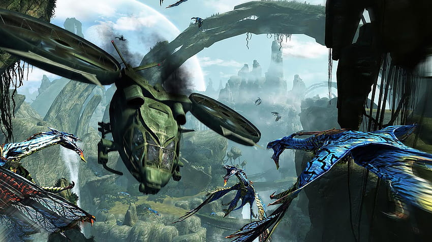 Avatar Helicopter Dragons and helicopters fighting avatar Movies, helicopter movies HD wallpaper