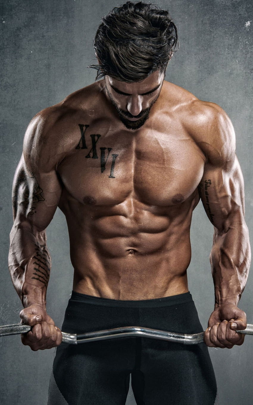 Pose, Muscle, Rod, Press, Athlet, Bodybuilder • Für Sie, Muskelkörper HD-Handy-Hintergrundbild