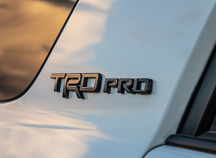 Distintivo Toyota 4Runner TRD Pro 2020, logo trd papel de parede HD