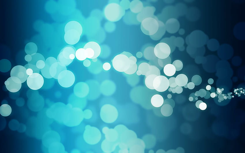 Central Abstract Light Circles Bokeh [1600x1000] for your , Mobile & Tablet, blue lights HD wallpaper