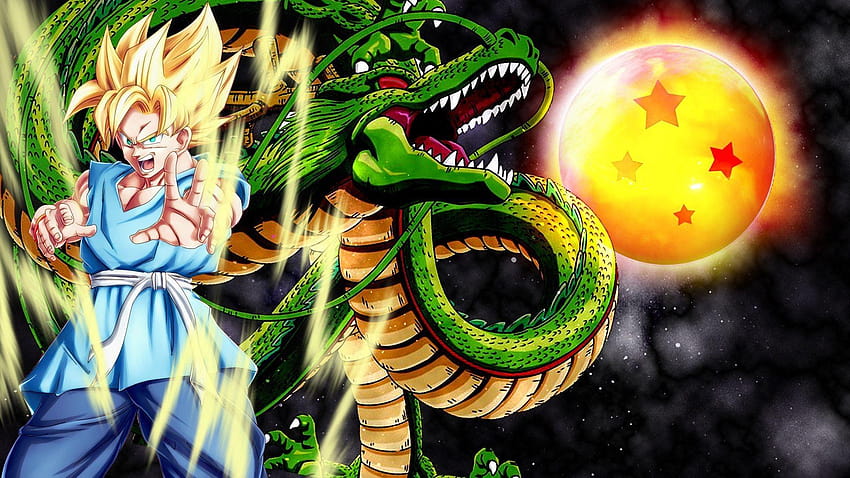 Goku Ssj5, goku green HD wallpaper