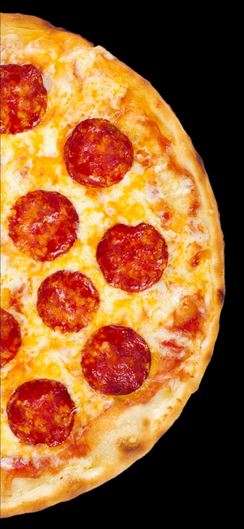 Pizza iPhone, pizza de peperoni fondo de pantalla del teléfono