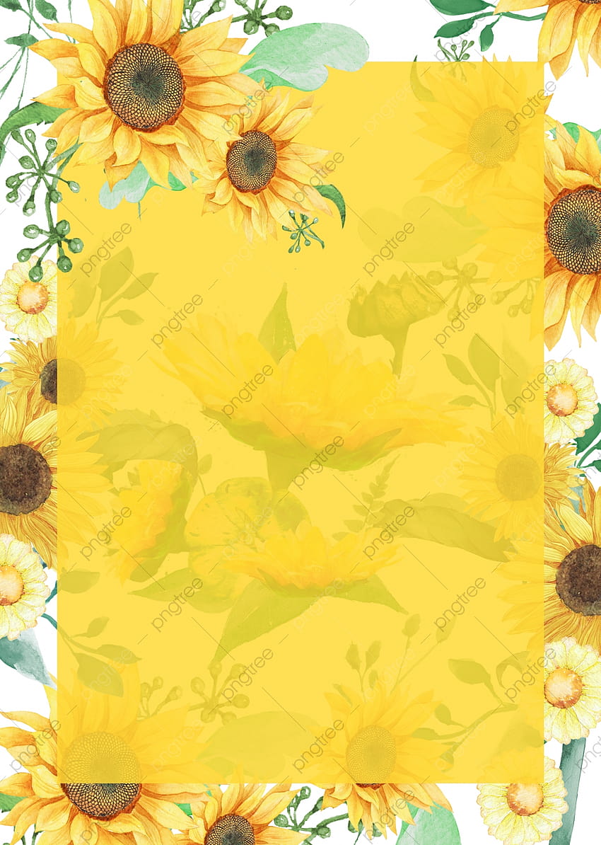 Yellow Sunflower Summer Floral Color Background, Yellow, Sunflower, Summer Backgrounds for, summer sunflower retro HD phone wallpaper