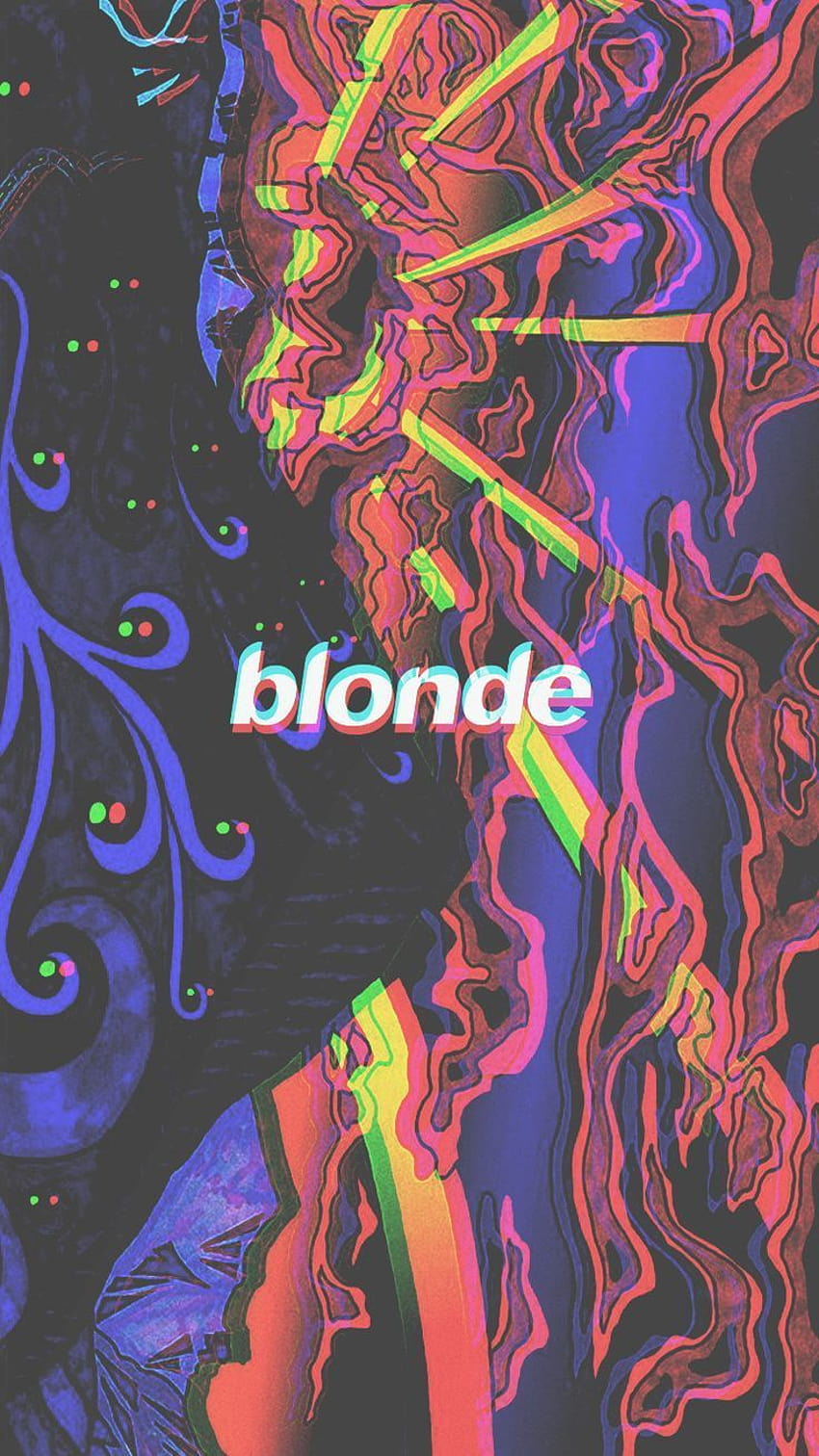 Frank Ocean – блондинка Албум, откровена океанска естетика HD тапет за телефон