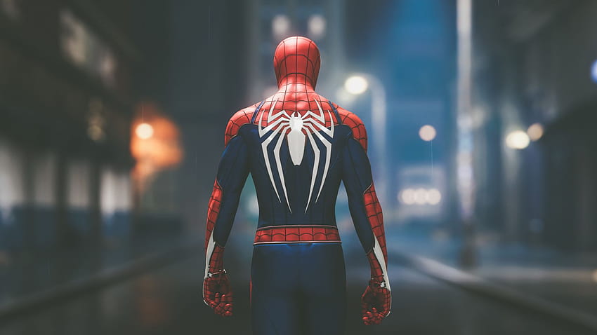 video game, marvel, ps4, spider, spider man full screen HD wallpaper