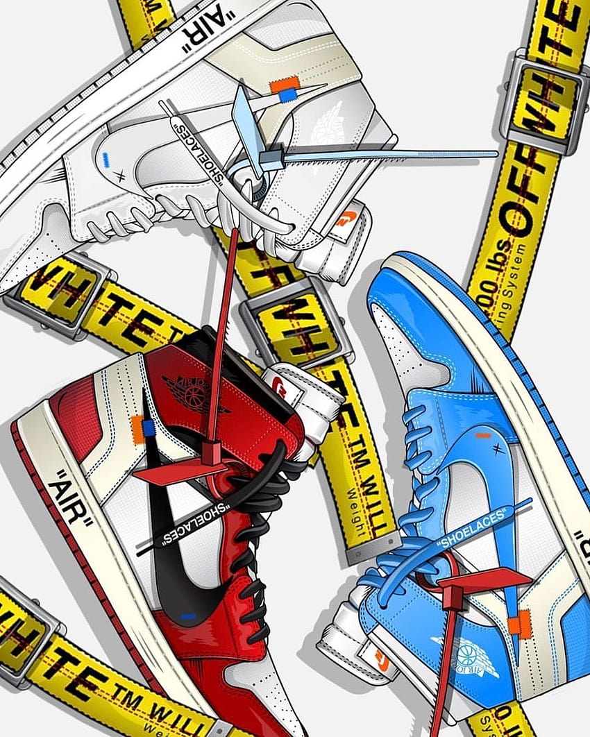Shoes Off White on ...pinterest.ca, drippy shoes HD phone wallpaper