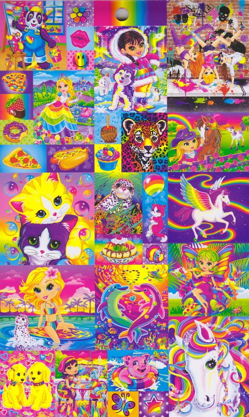 Lisa frank stickers Lisa frank Cute wallpapers