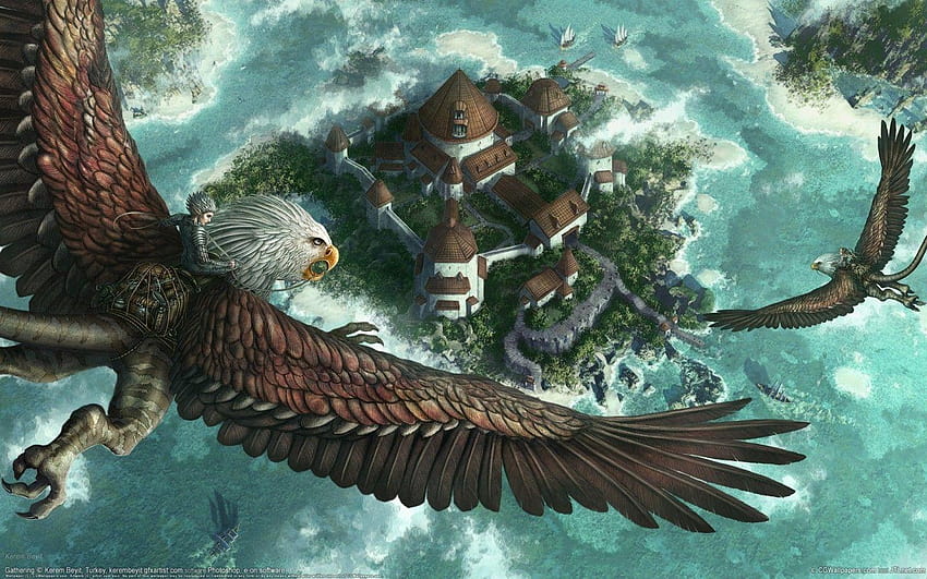 artwork, Fantasy art, Island, Pathfinder, RPG, Archeage HD wallpaper