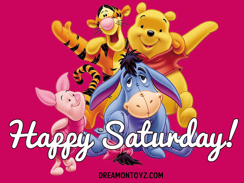Happy Saturday! Cartoon Graphics & Greetings, winnie the pooh day HD  wallpaper | Pxfuel
