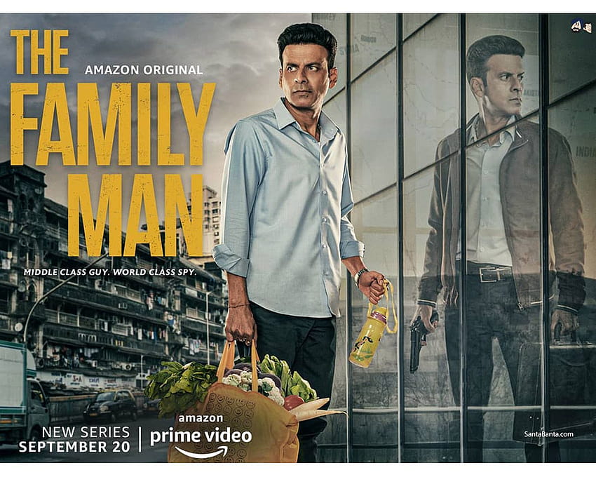 Manoj Bajpayee as super spy Srikant in Amazon thriller series, The, the family man HD wallpaper