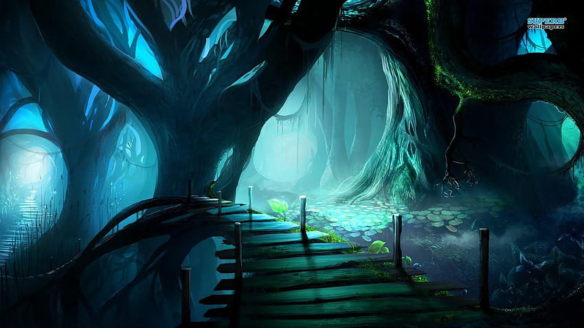 Scary Forest, creepy story HD wallpaper