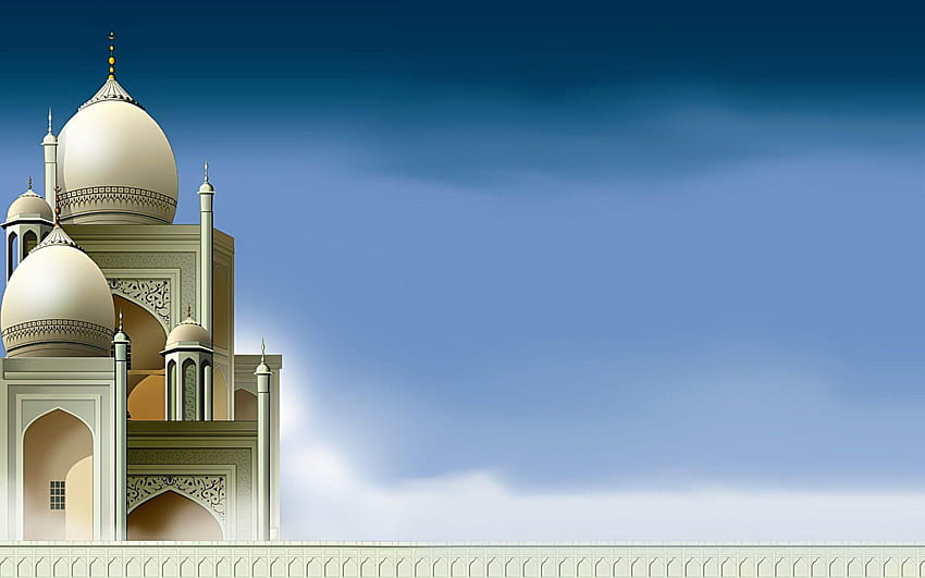 Modèle complet de mosquée d'art islamique pour Fond d'écran HD