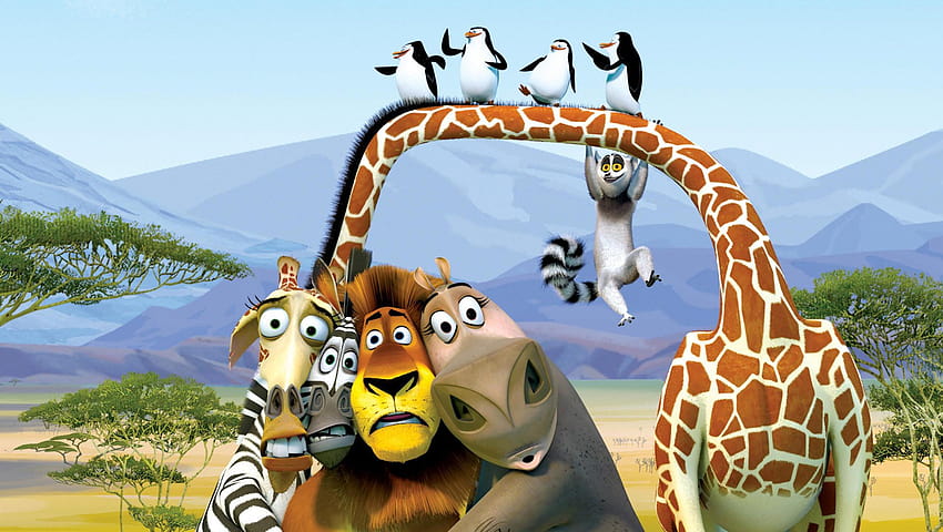 Madagascar: Escape 2 África fondo de pantalla