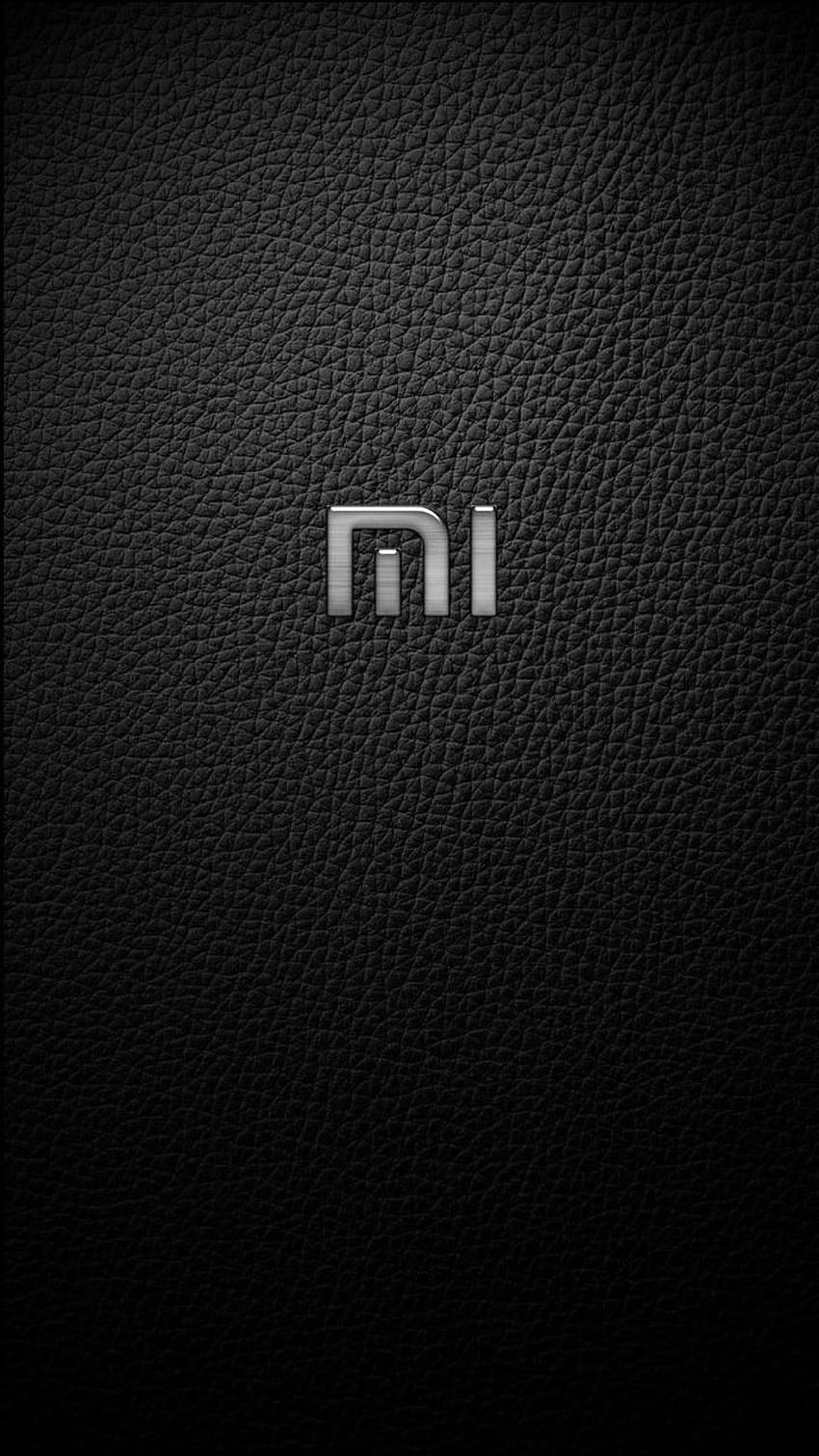 mi лого черно, лого xiaomi HD тапет за телефон