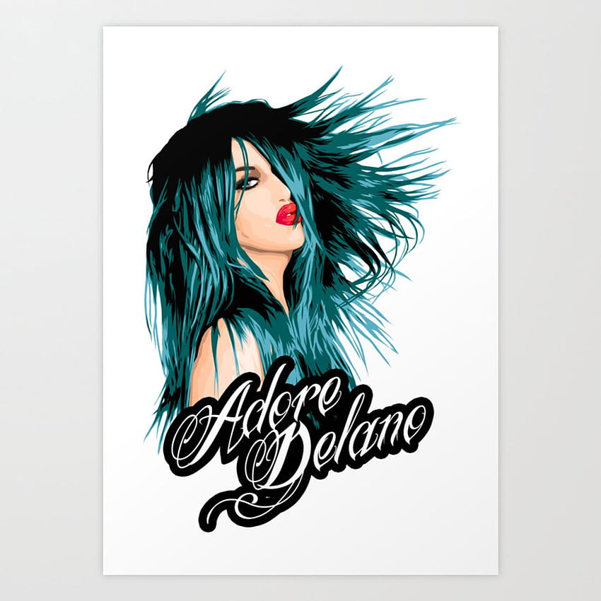 Adore Delano, RuPaul's Drag Race Queen Art Print by vixxitees HD phone wallpaper