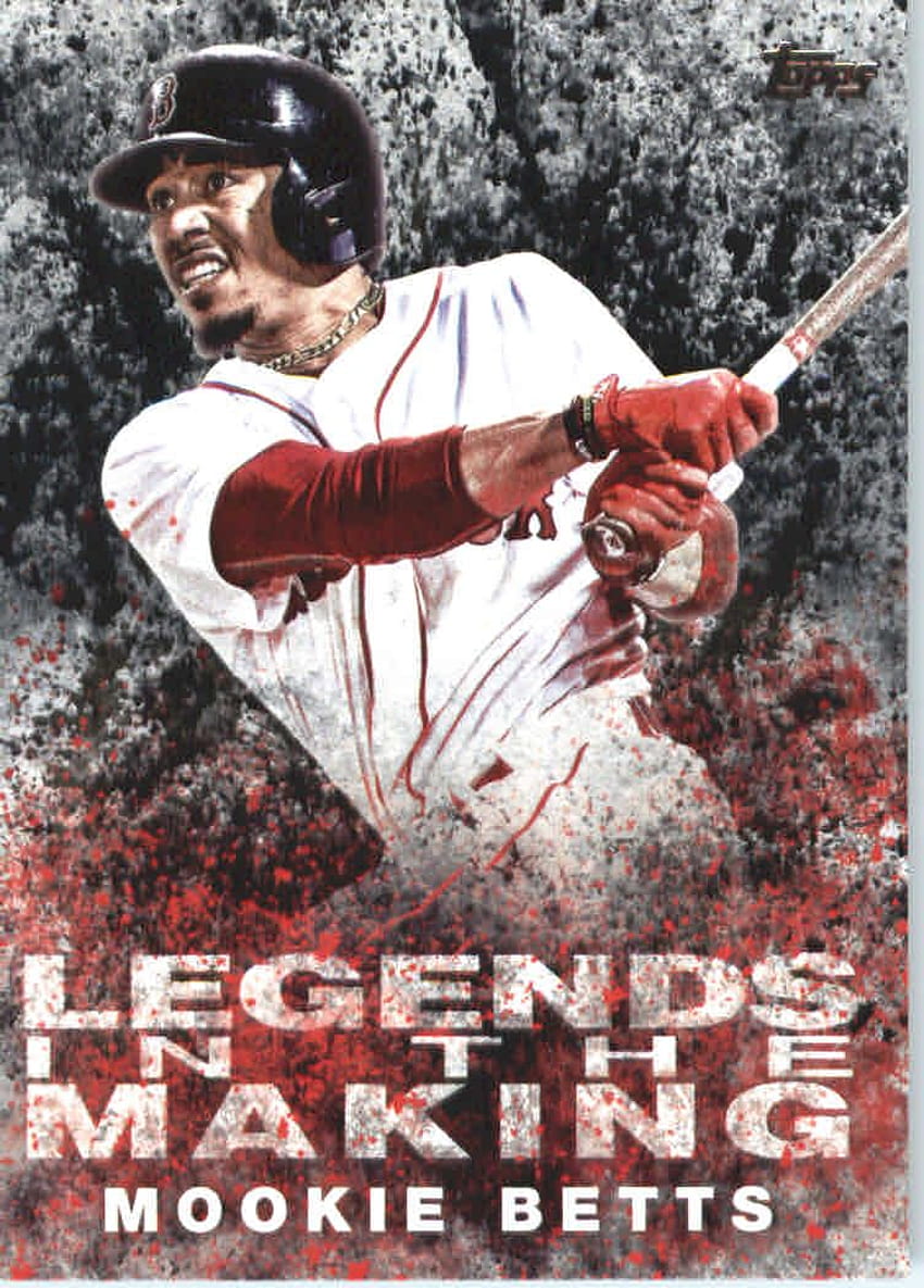 2018 Topps Legends in the Making Mookie Betts HD phone wallpaper