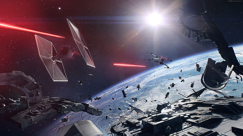 Star Wars: Battlefront II 2017 Raumschiff 2560 x 1440, Star Wars 2560 x 1440 HD-Hintergrundbild