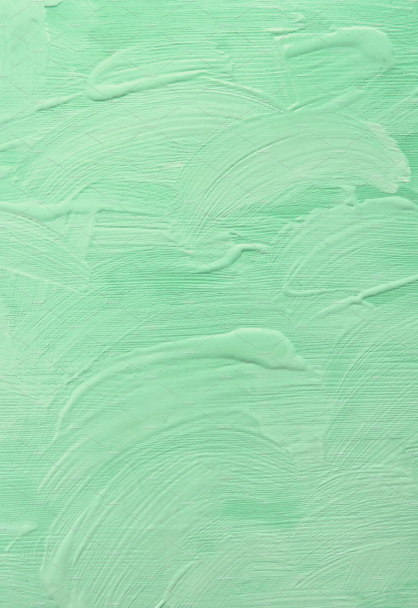 Fonds de couleur acrylique néo menthe, esthétique vert pastel Fond d'écran de téléphone HD