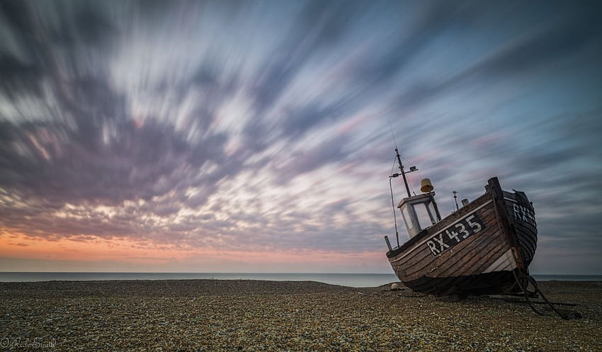 Beach sky sunset sun trees lake clouds colour color sea landscape, boat beach trees sunlight HD wallpaper