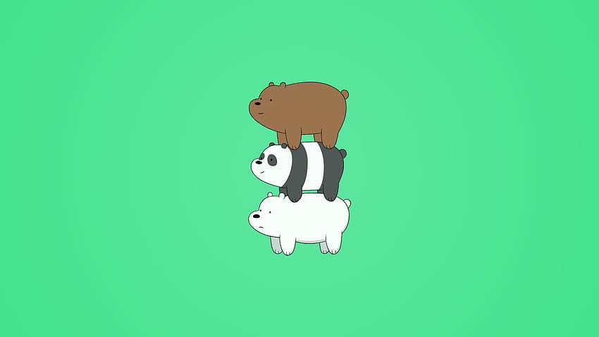 Bearstack, we bare bear computer HD wallpaper