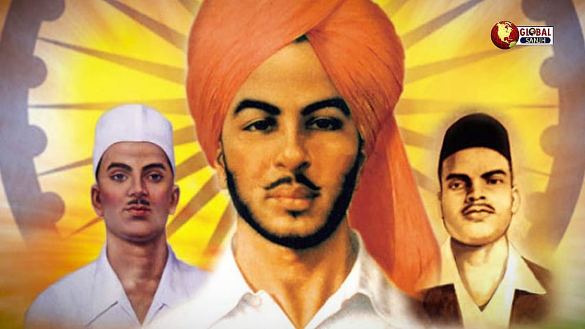 ドムへのオマージュ インドの戦闘機 Bhagat Singh , Rajguru , Sukeev, bhagat singh rajguru sukev 高画質の壁紙