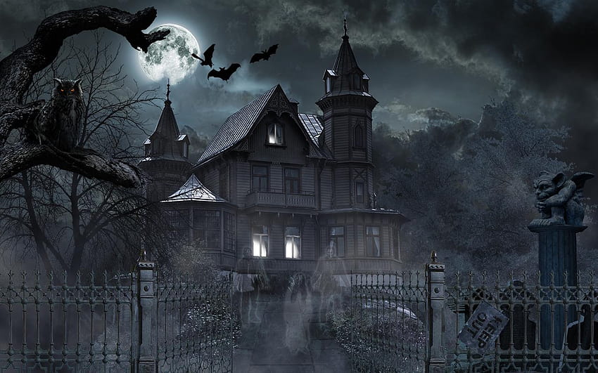 4 Haunted House Live, haunted places HD wallpaper