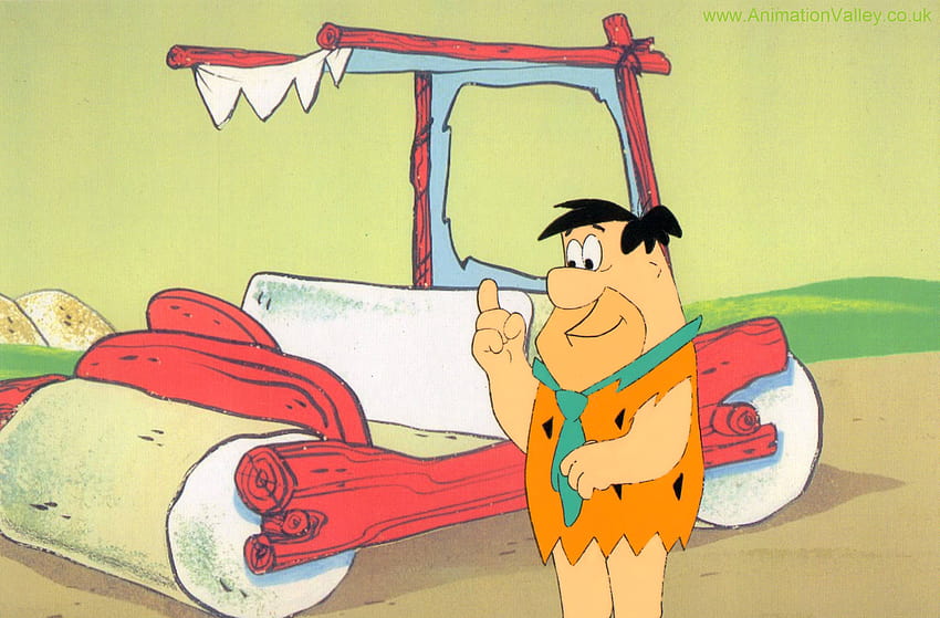 The Flintstones Fred Flintstone Production Cel [2487x1636] за вашия мобилен телефон и таблет HD тапет