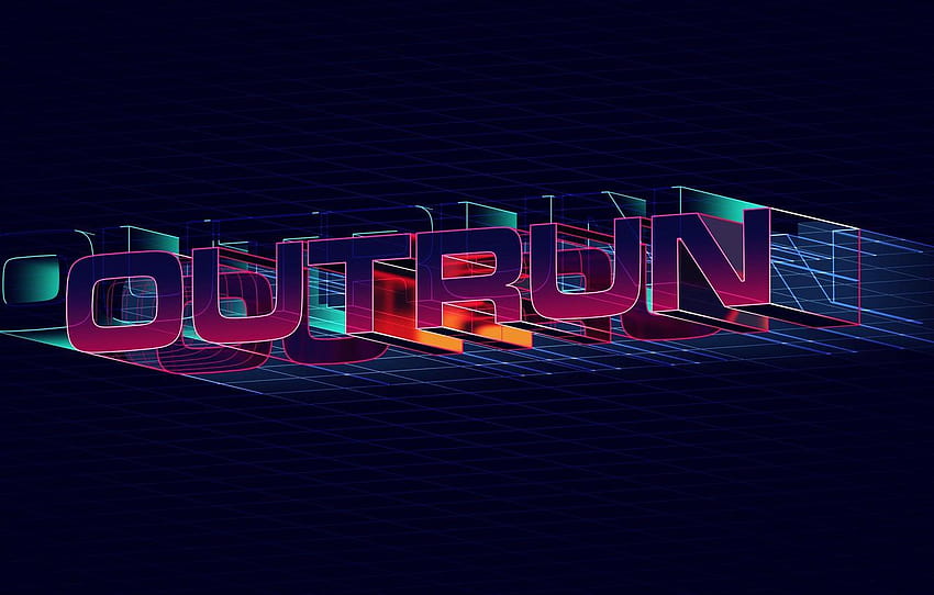 Stil, Logo, 80er, Neon, 80er, Synthesizer, Retrowave, Logo Retrowave HD-Hintergrundbild