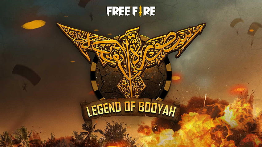 Legend of Booyah se lanza para los jugadores de Fire en MENA, la aplicación con el logotipo de booyah fondo de pantalla