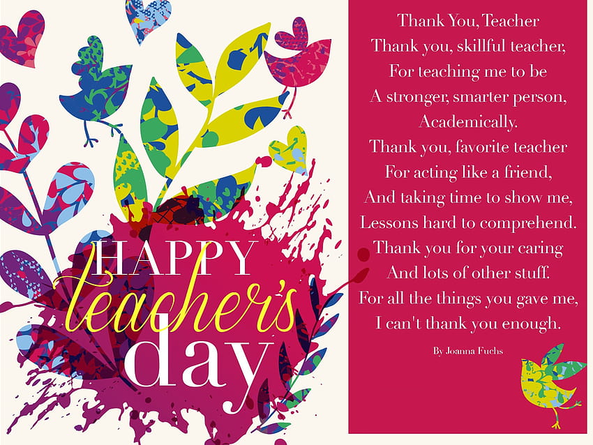Quotes about World teachers day HD wallpaper