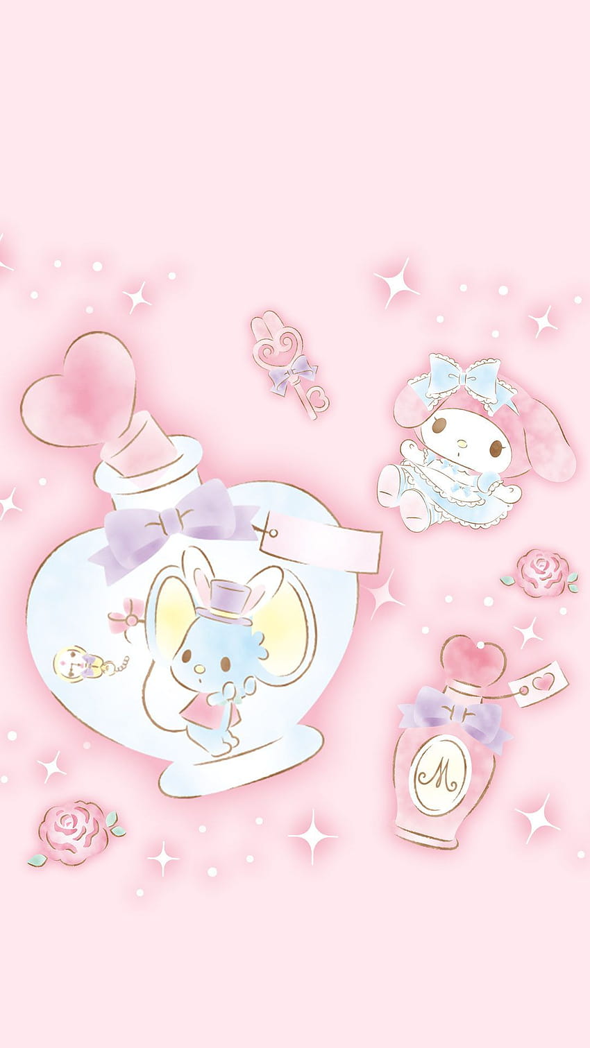 All Sanrio Characters, my melody valentines HD phone wallpaper