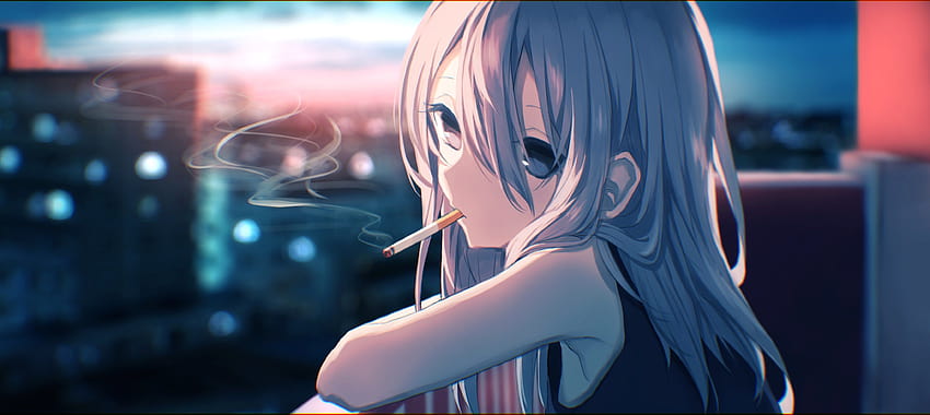 Girl Smoking Smoking GIF  Girl Smoking Smoking Anime  Discover  Share  GIFs