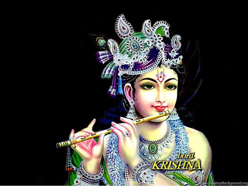Lord Krishna The 1024x768 Backgrounds, black krishna HD wallpaper