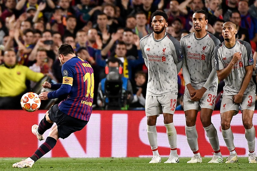 Two Goals and Too Good: Messi Carries Barcelona Past Liverpool, messi vs liverpool HD wallpaper