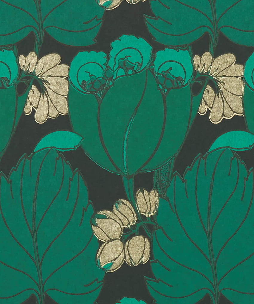 Regency Tulip in Jade HD phone wallpaper