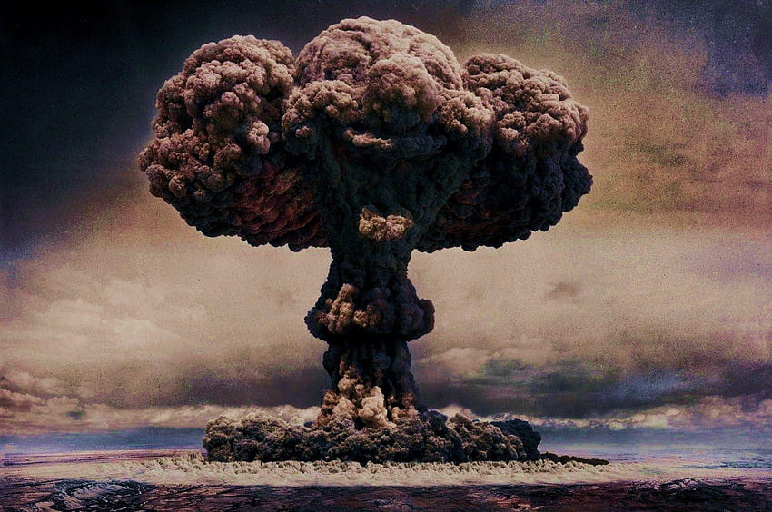 Explosión nuclear, android bomba nuclear fondo de pantalla