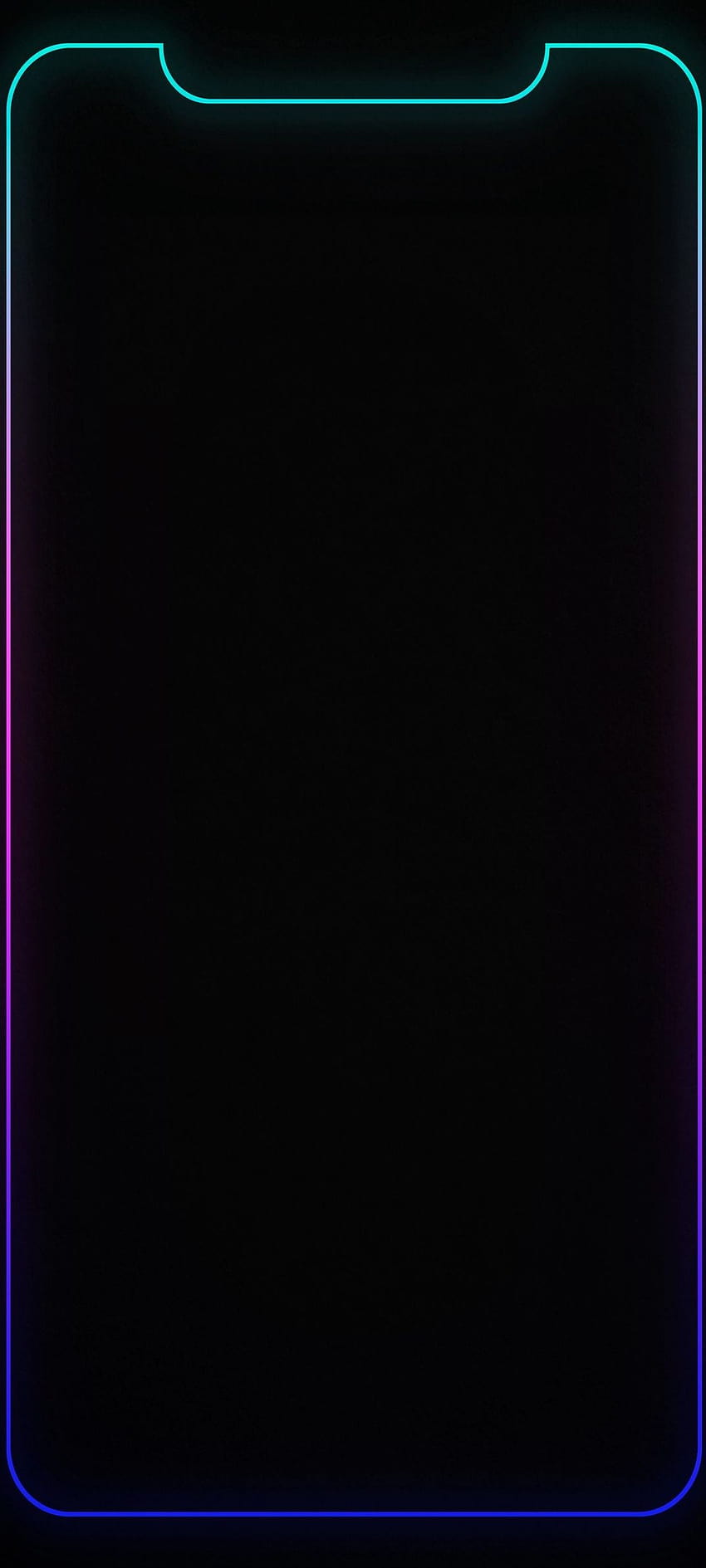 Latar Belakang Perbatasan Neon, perbatasan wallpaper ponsel HD